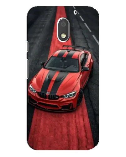 Чехол для Motorola MOTO E3 с картинкой «BMW на красной дорожке» Чехол для Motorola MOTO E3 с картинкой «BMW на красной дорожке»