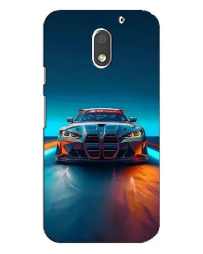 Чехол для Motorola MOTO E3 с картинкой «BMW — огни неона» Чехол для Motorola MOTO E3 с картинкой «BMW — огни неона»