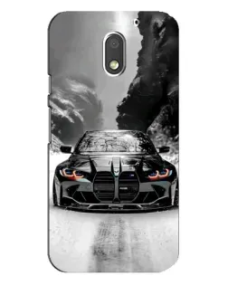 Чехол для Motorola MOTO E3 с картинкой «BMW — акварельный дрифт»