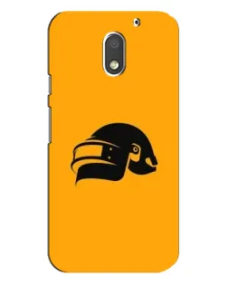Чохол для Motorola MOTO E3 з картинкою «PUBG — золотий шолом»
