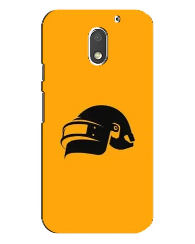 Чохол для Motorola MOTO E3 з картинкою «PUBG — золотий шолом»