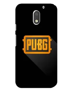 Чохол для Motorola MOTO E3 з картинкою «PUBG — рамка лого»