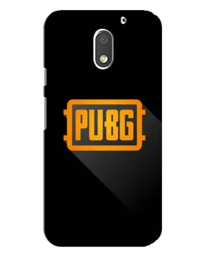 Чохол для Motorola MOTO E3 з картинкою «PUBG — рамка лого»