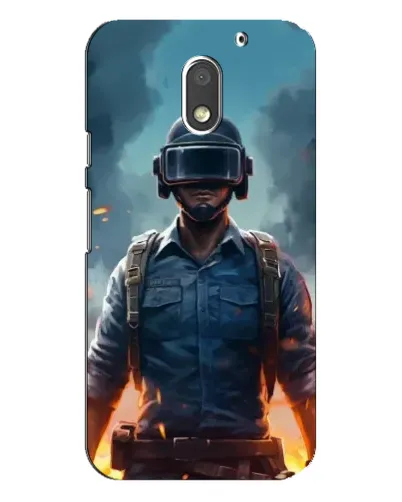 Чохол для Motorola MOTO E3 з картинкою «PUBG — реалістичний герой»