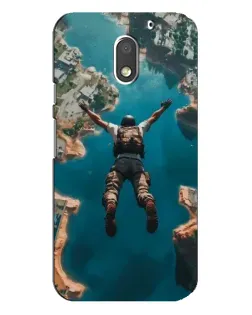 Чохол для Motorola MOTO E3 з картинкою «PUBG — вільне падіння»