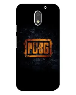 Чохол для Motorola MOTO E3 з картинкою «PUBG — золотий логотип»