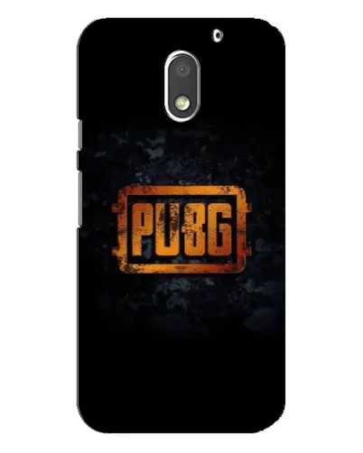 Чохол для Motorola MOTO E3 з картинкою «PUBG — золотий логотип»