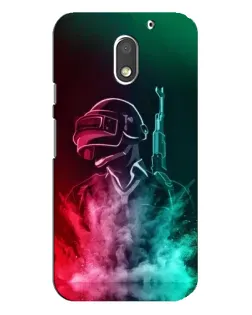 Чохол для Motorola MOTO E3 з картинкою «PUBG — вогняний воїн»