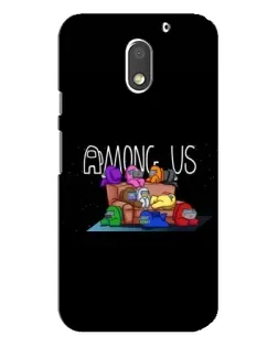 Чехол для Motorola MOTO E3 с картинкой «Логотип Among Us» Чехол для Motorola MOTO E3 с картинкой «Логотип Among Us»