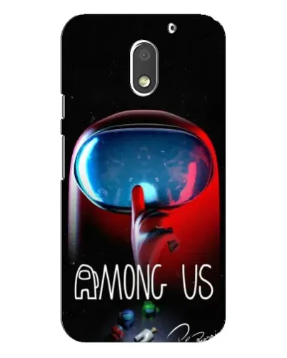 Чохол для Motorola MOTO E3 з картинкою «Червоний імпостер — макро»