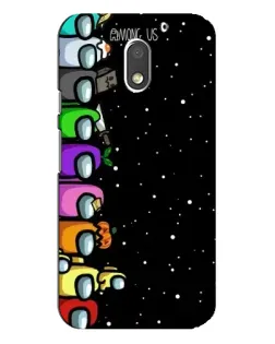 Чохол для Motorola MOTO E3 з картинкою «Команда Among Us»