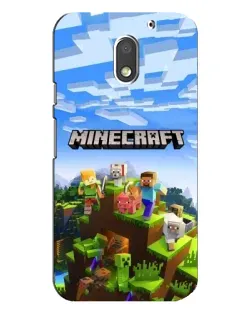 Чехол для Motorola MOTO E3 с картинкой «Minecraft классический мир» Чехол для Motorola MOTO E3 с картинкой «Minecraft классический мир»