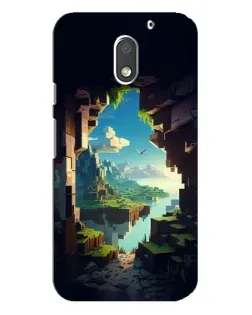 Чехол для Motorola MOTO E3 с картинкой «Вид из пещеры» Чехол для Motorola MOTO E3 с картинкой «Вид из пещеры»