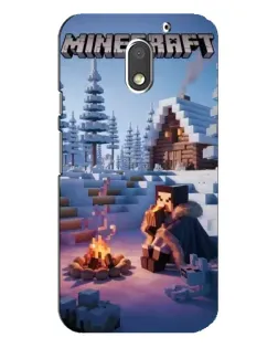 Чехол для Motorola MOTO E3 с картинкой «Зимний Minecraft» Чехол для Motorola MOTO E3 с картинкой «Зимний Minecraft»