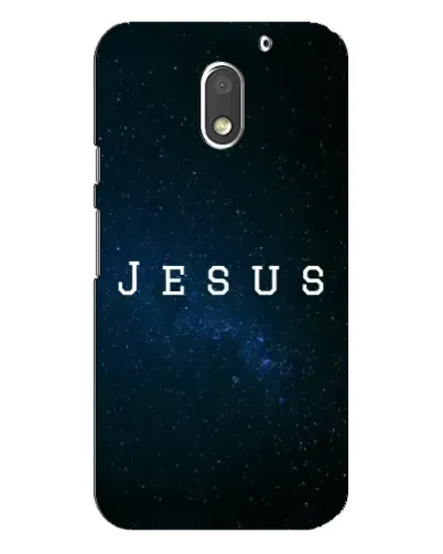 Чехол для Motorola MOTO E3 с картинкой «Звездное небо Jesus»