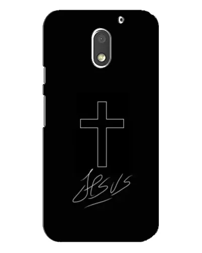 Чехол для Motorola MOTO E3 с картинкой «Графический крест Jesus» Чехол для Motorola MOTO E3 с картинкой «Графический крест Jesus»