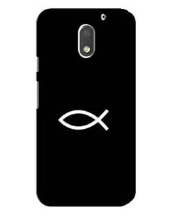 Чехол для Motorola MOTO E3 с картинкой «Символ рыбы Jesus»