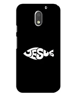 Чехол для Motorola MOTO E3 с картинкой «Рыба Jesus»