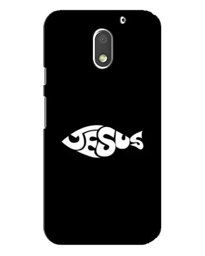 Чехол для Motorola MOTO E3 с картинкой «Рыба Jesus» Чехол для Motorola MOTO E3 с картинкой «Рыба Jesus»