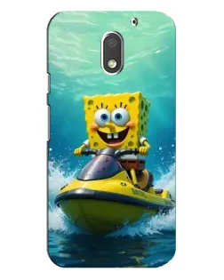 Чехол для Motorola MOTO E3 с картинкой «Спанч Боб на гидроцикле» Чехол для Motorola MOTO E3 с картинкой «Спанч Боб на гидроцикле»