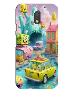 Чехол для Motorola MOTO E3 с картинкой «Монстр-трак приключения»