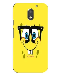 Чехол для Motorola MOTO E3 с картинкой «Минималистичный Спанч Боб»