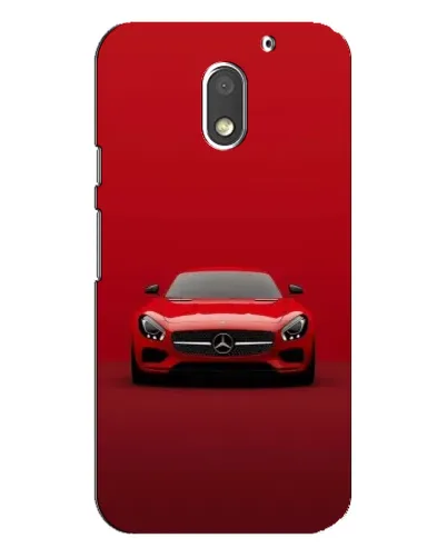 Чехол для Motorola MOTO E3 с картинкой «Красный Mercedes AMG»