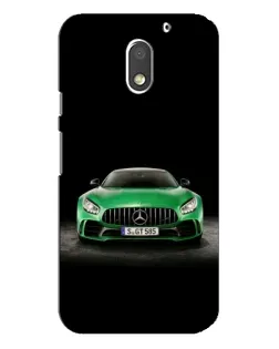 Чехол для Motorola MOTO E3 с картинкой «Mercedes — неоновый лого»