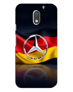 Чехол для Motorola MOTO E3 с картинкой «Mercedes — флаг Германии»