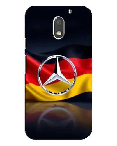 Чехол для Motorola MOTO E3 с картинкой «Mercedes — флаг Германии»
