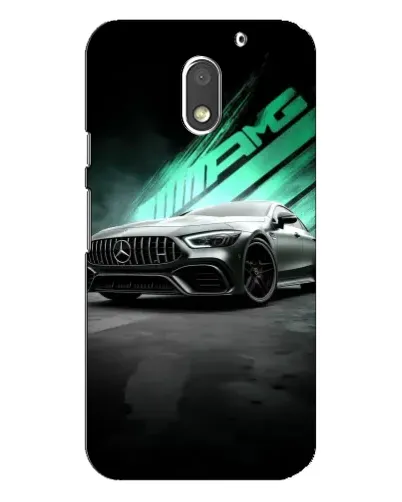 Чехол для Motorola MOTO E3 с картинкой «Темный Mercedes AMG»