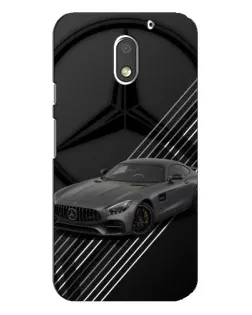 Чехол для Motorola MOTO E3 с картинкой «Mercedes AMG — графика»