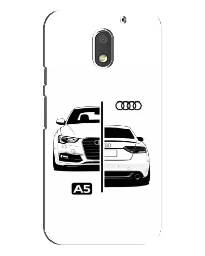 Чехол для Motorola MOTO E3 с картинкой «Audi — контрастный дизайн» Чехол для Motorola MOTO E3 с картинкой «Audi — контрастный дизайн»