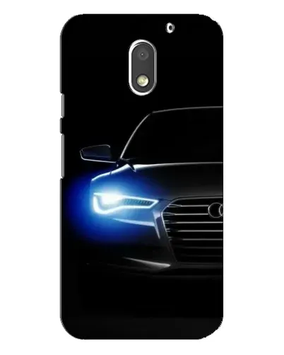 Чехол для Motorola MOTO E3 с картинкой «Неоновый взгляд Audi» Чехол для Motorola MOTO E3 с картинкой «Неоновый взгляд Audi»