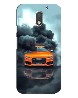Чохол для Motorola MOTO E3 з картинкою «Audi у хмарах диму» Чохол для Motorola MOTO E3 з картинкою «Audi у хмарах диму»