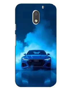 Чохол для Motorola MOTO E3 з картинкою «Audi — блакитна енергія» Чохол для Motorola MOTO E3 з картинкою «Audi — блакитна енергія»