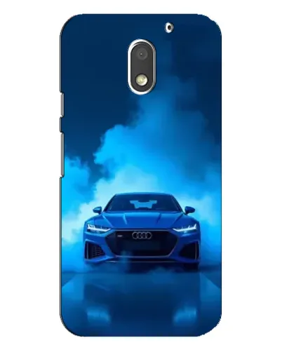Чехол для Motorola MOTO E3 с картинкой «Audi — голубая энергия» Чехол для Motorola MOTO E3 с картинкой «Audi — голубая энергия»
