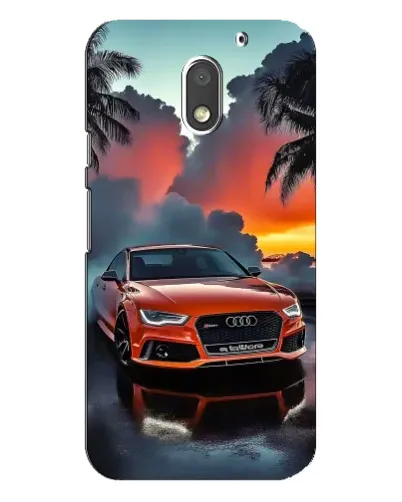 Чехол для Motorola MOTO E3 с картинкой «Audi — закат» Чехол для Motorola MOTO E3 с картинкой «Audi — закат»