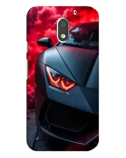 Чехол для Motorola MOTO E3 с картинкой «Lamborghini красное сияние» Чехол для Motorola MOTO E3 с картинкой «Lamborghini красное сияние»