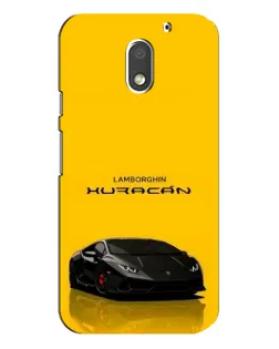 Чехол для Motorola MOTO E3 с картинкой «Lamborghini Huracan черный» Чехол для Motorola MOTO E3 с картинкой «Lamborghini Huracan черный»