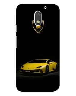 Чехол для Motorola MOTO E3 с картинкой «Lamborghini желтый акцент» Чехол для Motorola MOTO E3 с картинкой «Lamborghini желтый акцент»