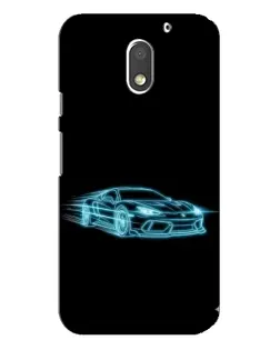 Чехол для Motorola MOTO E3 с картинкой «Неоновый контур Lamborghini» Чехол для Motorola MOTO E3 с картинкой «Неоновый контур Lamborghini»