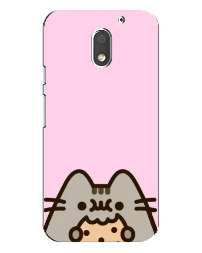 Чохол для Motorola MOTO E3 з картинкою «Pusheen та печиво» Чохол для Motorola MOTO E3 з картинкою «Pusheen та печиво»