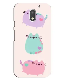 Чохол для Motorola MOTO E3 з картинкою «Pusheen тріо» Чохол для Motorola MOTO E3 з картинкою «Pusheen тріо»