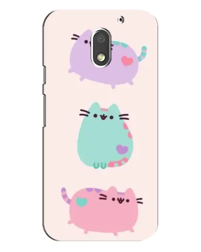 Чохол для Motorola MOTO E3 з картинкою «Pusheen тріо» Чохол для Motorola MOTO E3 з картинкою «Pusheen тріо»