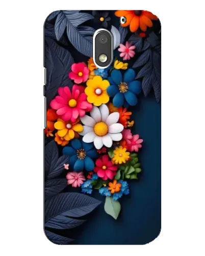 Чехол для Motorola MOTO E3 с картинкой «Цветочная феерия»