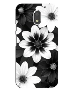 Чохол для Motorola MOTO E3 з картинкою «Монохромні айстри» Чохол для Motorola MOTO E3 з картинкою «Монохромні айстри»