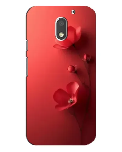 Чехол для Motorola MOTO E3 с картинкой «Маковые соцветия»