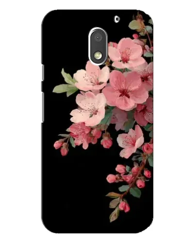 Чехол для Motorola MOTO E3 с картинкой «Розовая ветка сакуры»