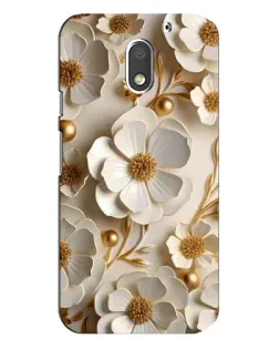 Чохол для Motorola MOTO E3 з картинкою «Білі паперові квіти» Чохол для Motorola MOTO E3 з картинкою «Білі паперові квіти»